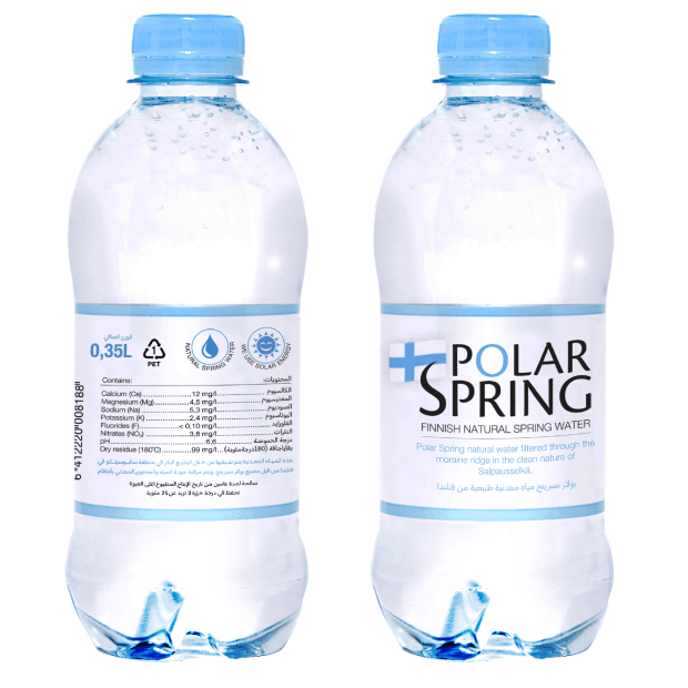 Natural Spring Water 0.35 L Polar Spring