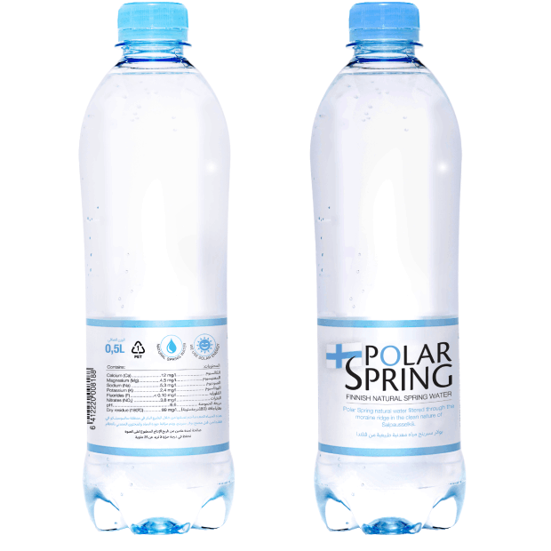 Natural Spring Water 0.5 L Polar Spring