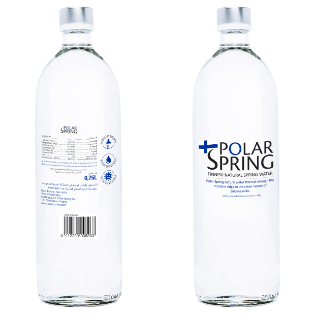 Natural Spring Water 0.75 L Polar Spring