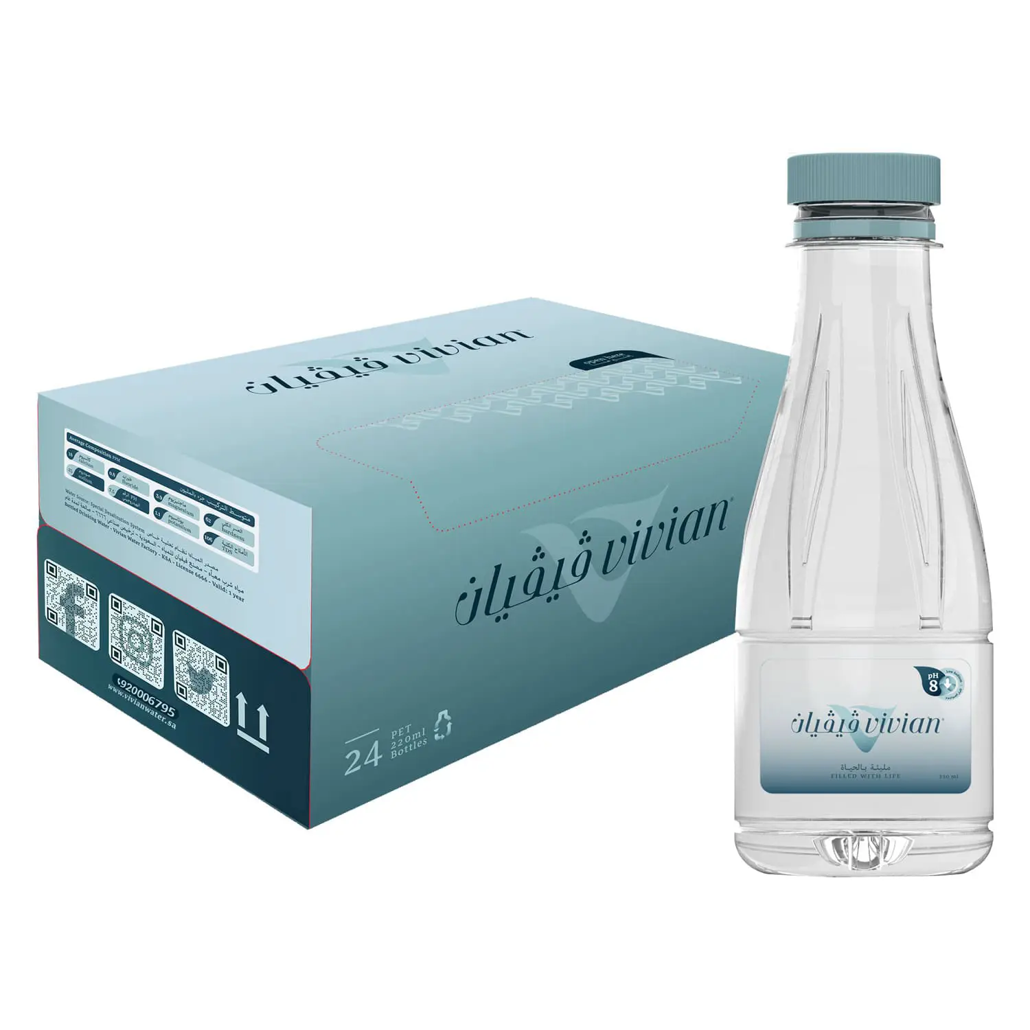 مياه ڤيڤيان 220 مل